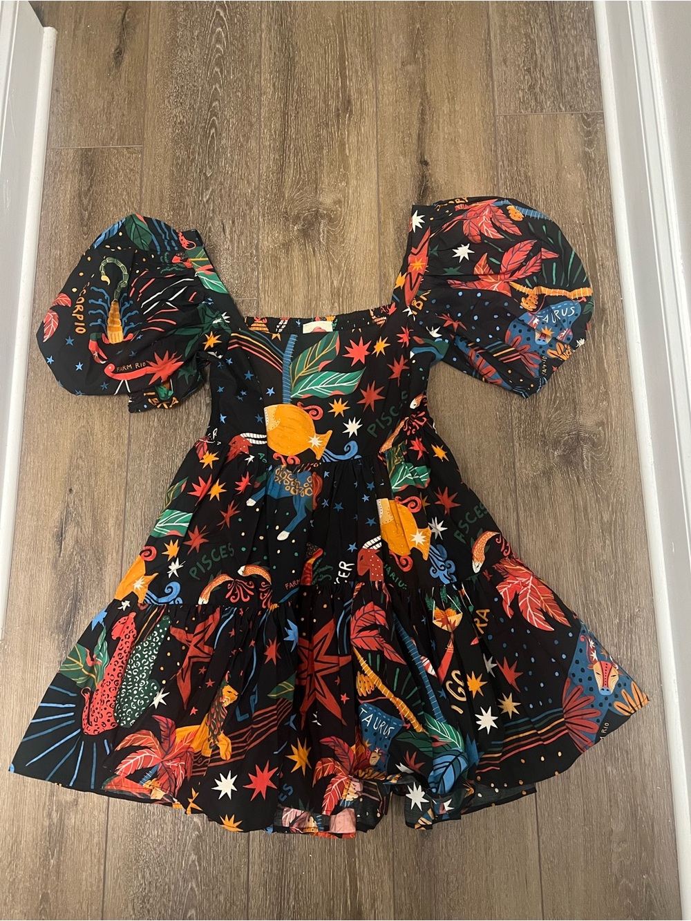 Farm Rio Zodiac Mini Dress - Picture 3 of 5